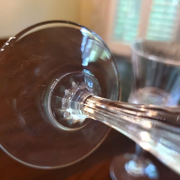 Vintage Wine‎ Water Glass Aurea by ROYAL CRYSTAL ROCK Stemware 7.5" Set of 2 - Picture 6 of 7